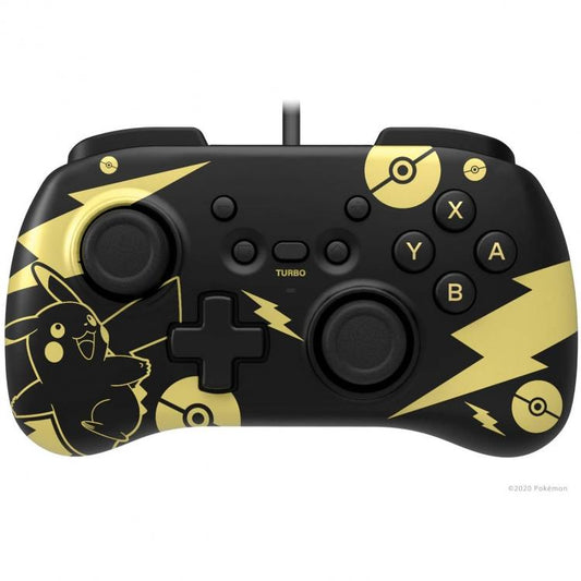 Hori Controller Horipad Mini Pikachu Black Gold Edition Joystick Nintendo Switch