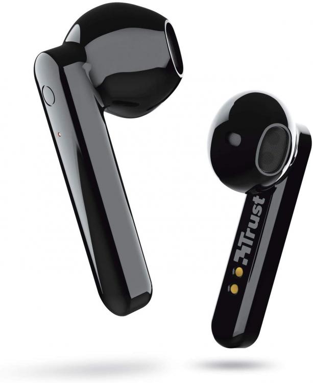 Trust Primo Touch Wireless Auricolari Bluetooth Senza Fili In-Ear Nero Wifi