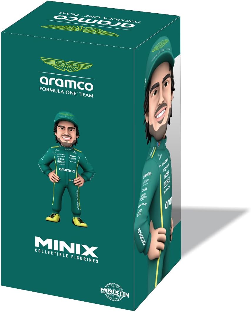 Minix F1 (Sports 107) Fernando Alonso Formula 1 Aston Martin Figure 11cm
