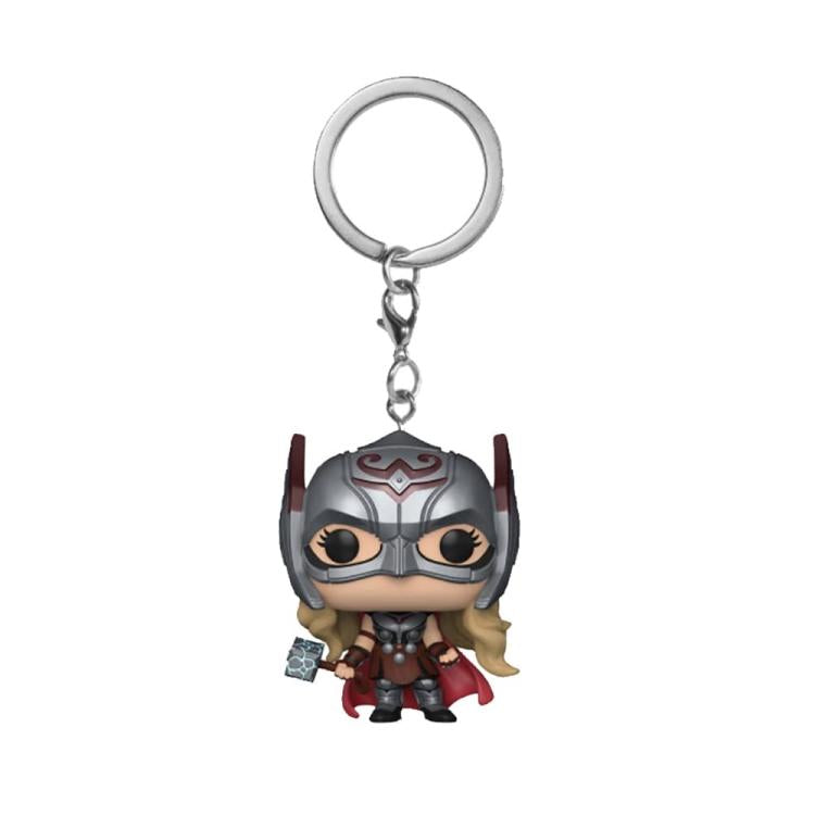 Funko Key ! Rocket - Thor Love And Thunder - Mighty Thor Figure 4Cm Portachiavi
