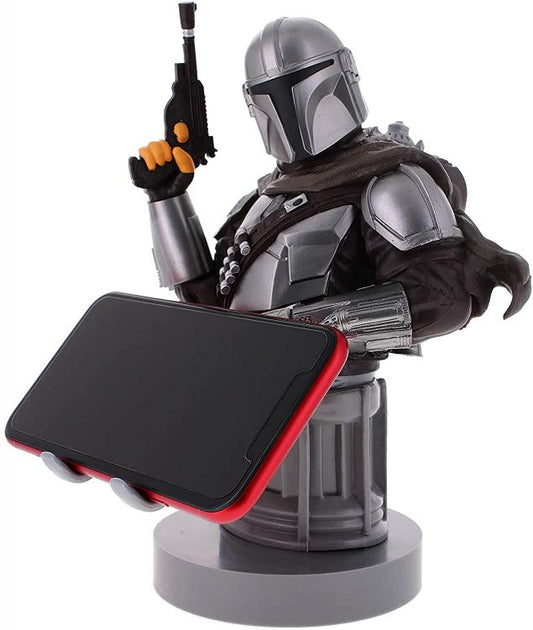 Cable Guys Star Wars Mandalorian Statuetta Stand Per Smartphone Controller Gioco