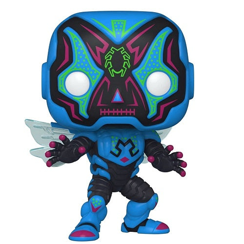 Funko Pop Dc Super Heroes 410 Blue Beetle Vinyl Action Figure Statuetta Nuova