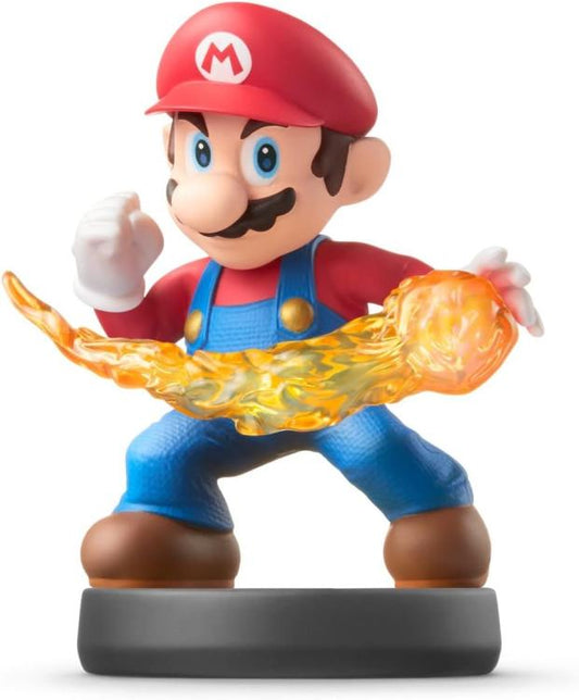 AMIIBO NINTENDO SUPER SMASH BROS COLLECTION - MARIO FIGURE STATUA N.1 COLLEZIONE