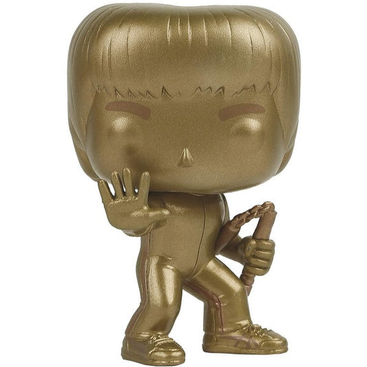 Funko Pop Movies Bruce Lee 219 Bruce Lee Gold Special Edition Vinyl Figure Nuovo