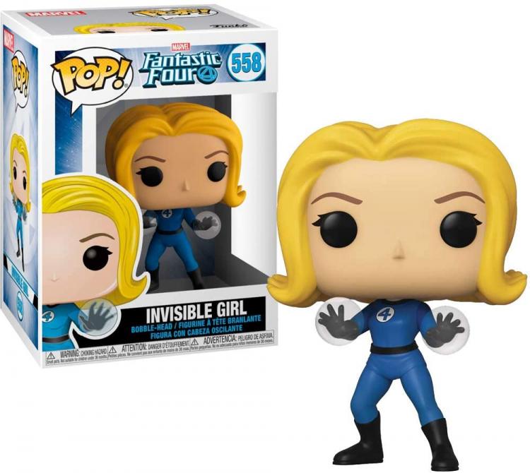 Funko Pop Marvel Fantastic Four4 558 - Invisible Girl Vinyl Figure Fantastici 4