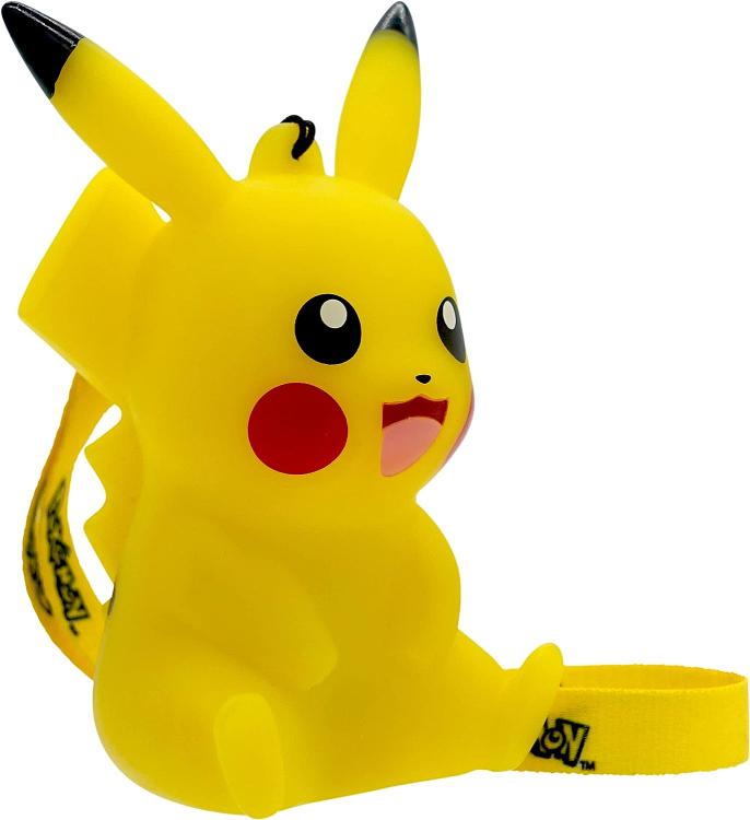 Lampada Ufficiale Pikachu Light Portatile Pokemon Teknofun 9Cm Yellow Zaino
