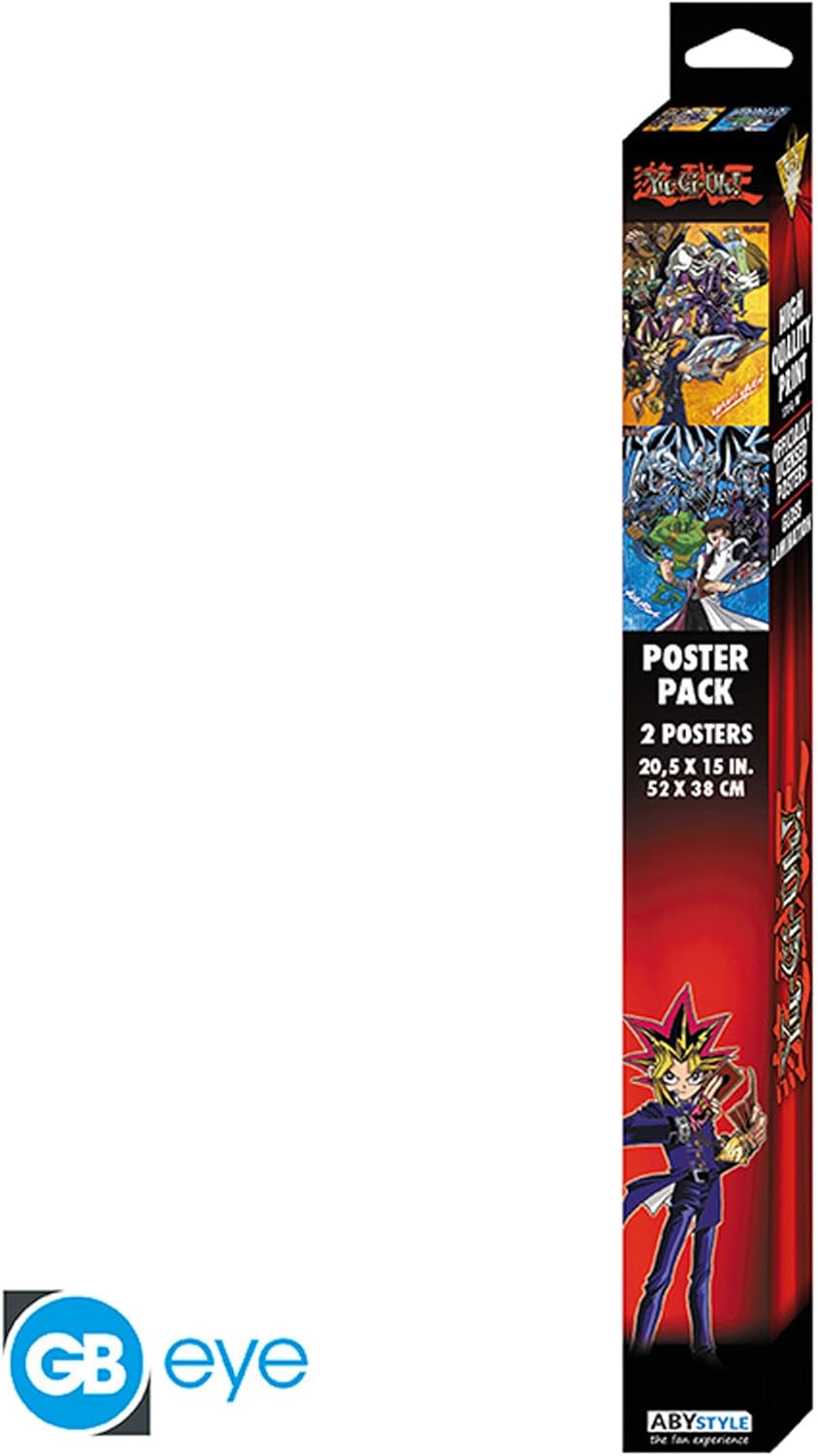 Abystyle (YU-GI-OH!) Set 2 Chibi Poster: "Yugi And Kaiba" (52x38) Gb Eye