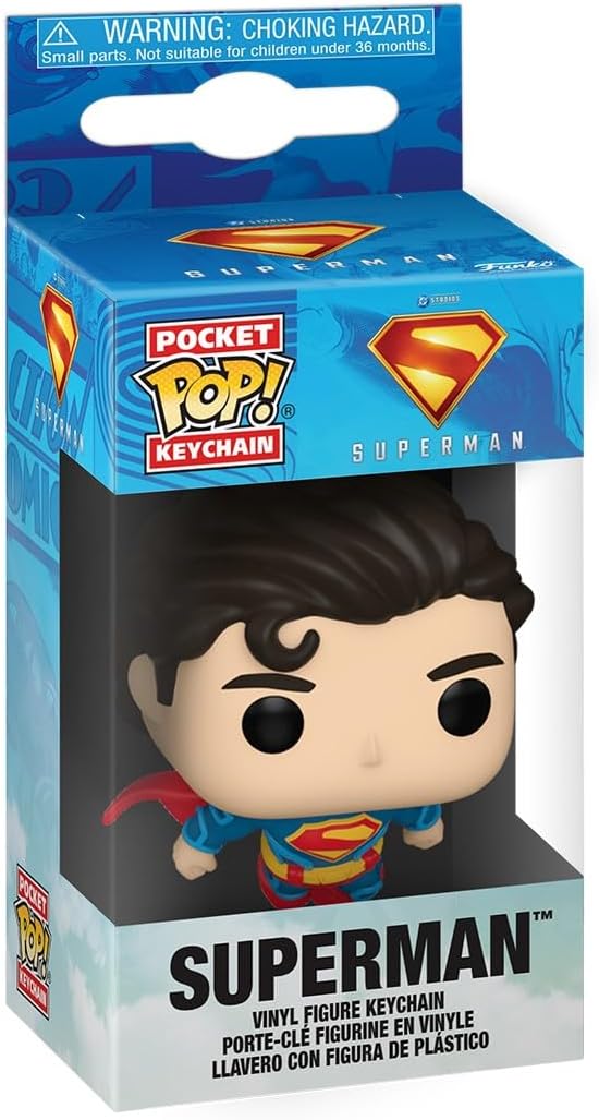 Funko Pop Pocket Keychain Superman 2025 (Superman) Key Portachiavi