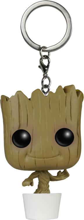 Funko Pop ! Keychain Marvel Guardians Of The Galaxy - (Baby Groot) Portachiavi