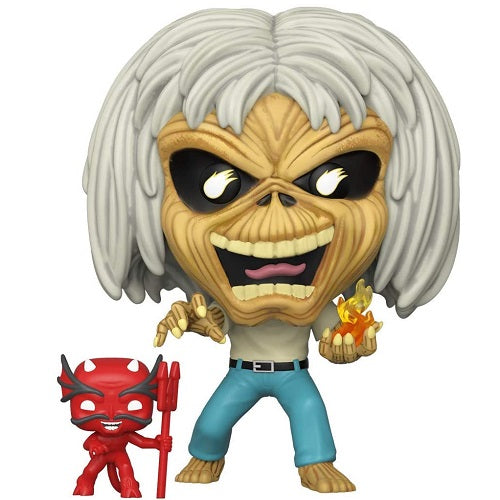 Funko Pop Rocks Iron Maiden 145 Eddie Number Of The Beast Vinyl Statuetta Nuovo