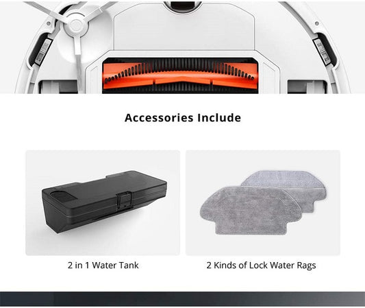 Xiaomi Aspirapolvere Mi Vacuum Mop Pro Robot Smart Controllo Remoto Lds Black