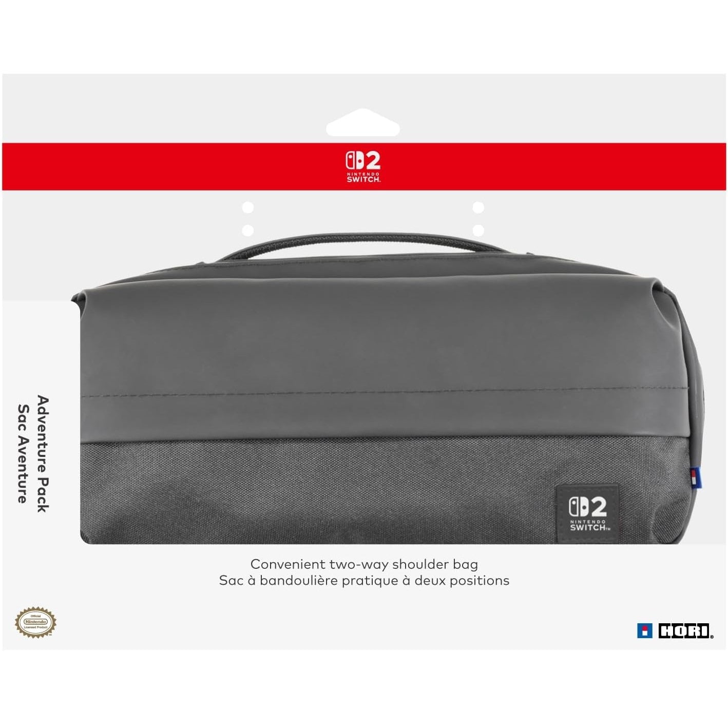 Hori Switch 2 / Switch Borsa a Tracolla Adventure Pack Nera Nintendo SW2