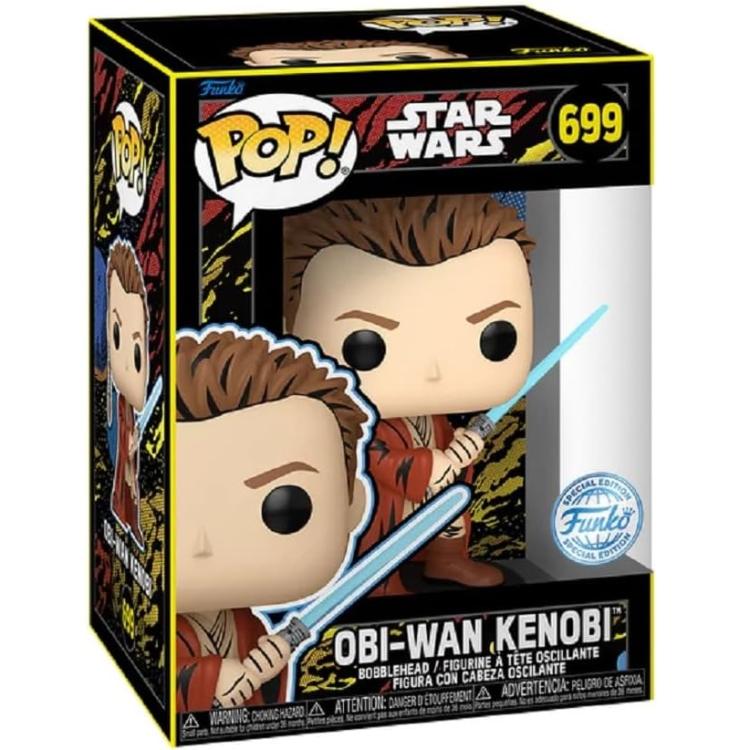 Funko Pop ! Star Wars (699) Obi-Wan Kenobi Special Edition Vinyl Figure 9Cm