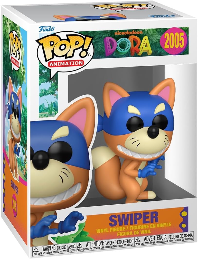 Funko Pop ! Animation - Dora L'esploratrice (2005) Swiper Vinyl Figure 9cm
