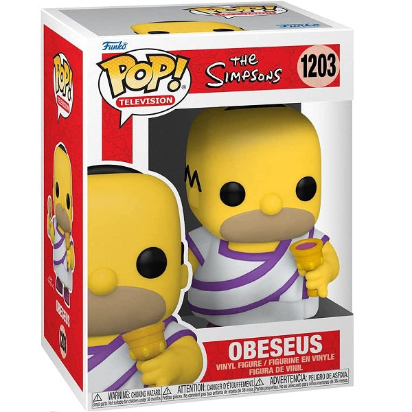 Funko Pop The Simpson 1203 Obeseus Homer Simpson Vinyl Statua Figure Fox Disney+