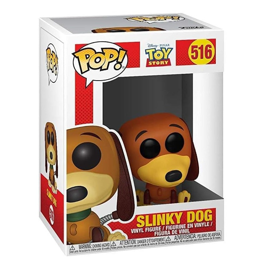 Funko Pop ! Disney Pixar Toy Story - (516) Slinky Dog Vinyl Figure Cane 9cm