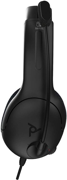 CUFFIE PDP NINTENDO SWITCH UFFICIALI CONTROLLER LVL40 WIRED HEADSET BLACK/NERA