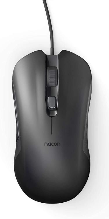 Nacon Gaming Mouse Ottico Wired Gm-110 Nero 6 Pulsanti Windows Pc Console Gioco
