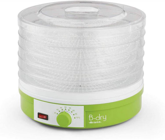 ARIETE ESSICCATORE 616 B-DRY DISIDRATATORE ALIMENTARE FRUTTA VERDURA 35°C A 70°C