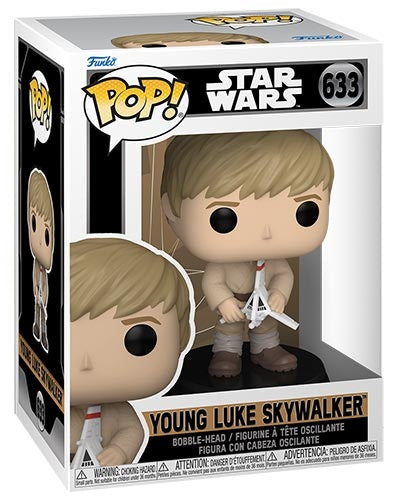 Funko Pop ! Star Wars Obi-Wan S2 : (633) Young Luke Skywalker Vinyl Figure 9Cm