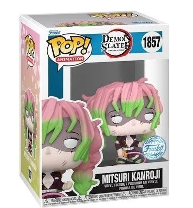 Funko Pop ! Animation - Demon Slayer (1857) Mitsuri Kanroji (Damaged) Figure 9Cm