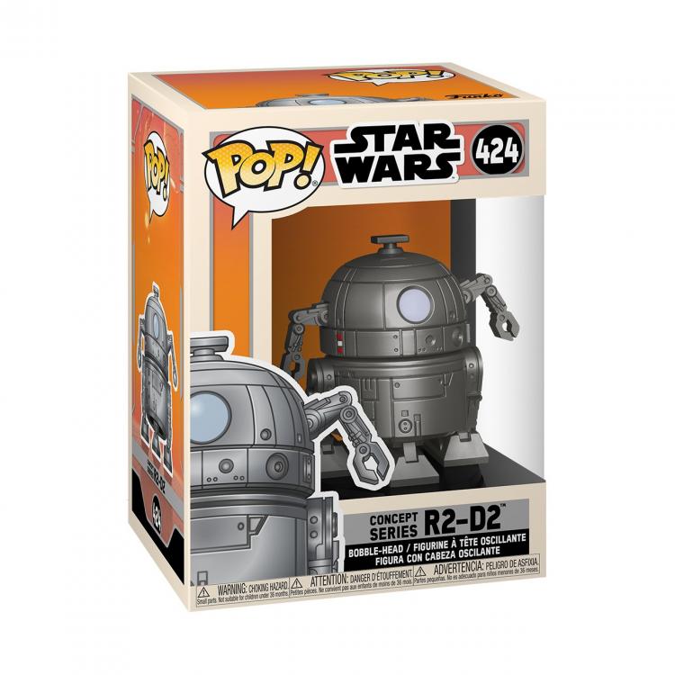 Funko Pop Star Wars 424 Concept Series R2-D2 Vinyl Action Figure Statuetta