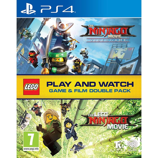 Lego The Ninjago Double Pack Videogioco Ps4 + Film Movie Blu Ray Marvel Nuovo