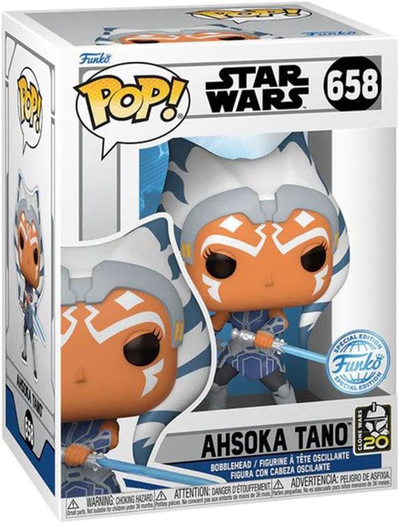 Funko Pop ! Star Wars - (658) Ahsoka Tano Special Edition Vinyl Figure 9Cm