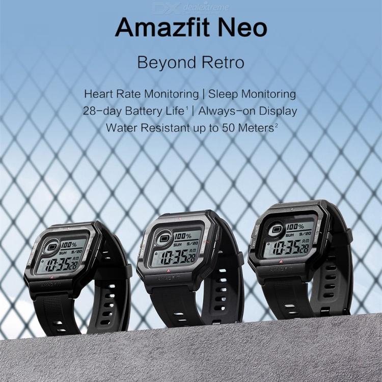 Xiaomi Smartwatch Amazfit Neo Black Orologio Fitness Global Gts 2 Bluetooth Nero