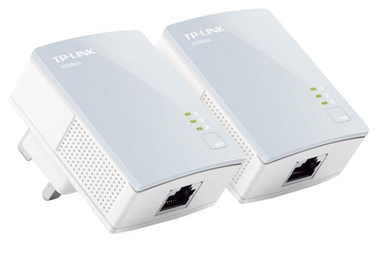Tp-Link Tl-Pa4010 Kit Powerline Av600 Mbps Con Filo Pc Ps4 Decoder Sky Ethernet