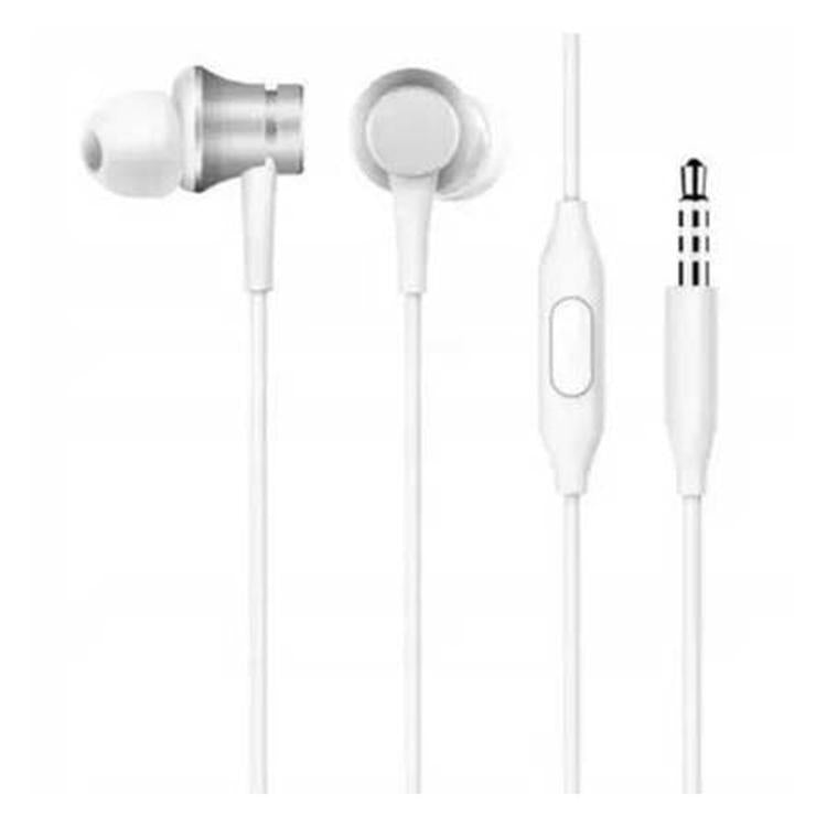 Xiaomi Auricolari In-Ear Basic Silver Con Connettore 3.5Mm Wired Cuffie Bianco