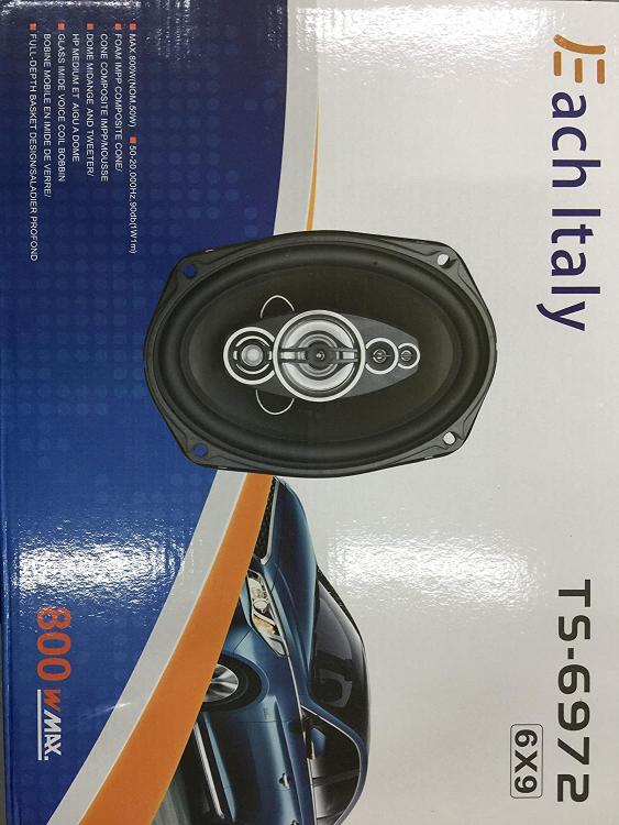 Coppia Casse Altoparlanti Per Autoradio Auto Woofer Stereo 3vie 1000w 6x9 Tuning