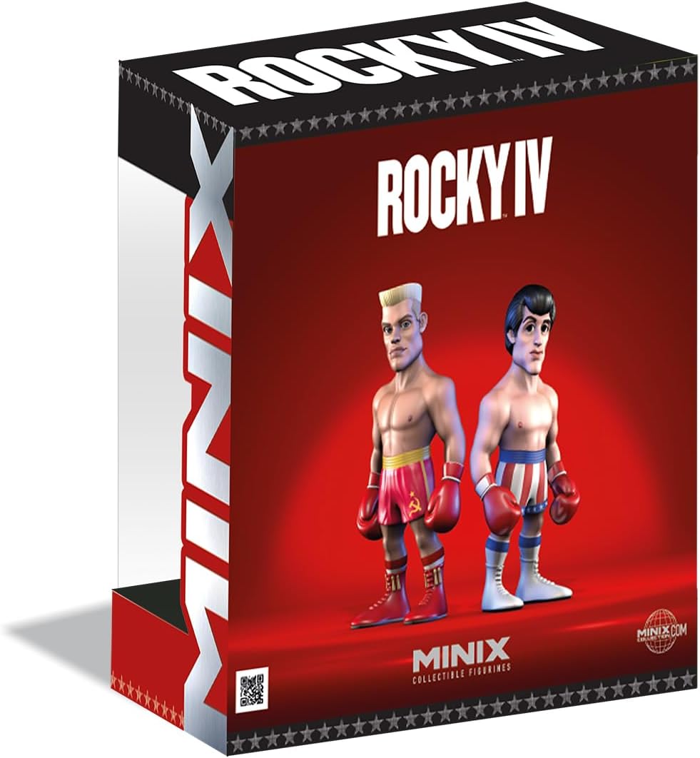 Minix Movies Twin Pack Rocky IV Ivan Drago/Rocky Balboa (Movie 105) Figure 12Cm