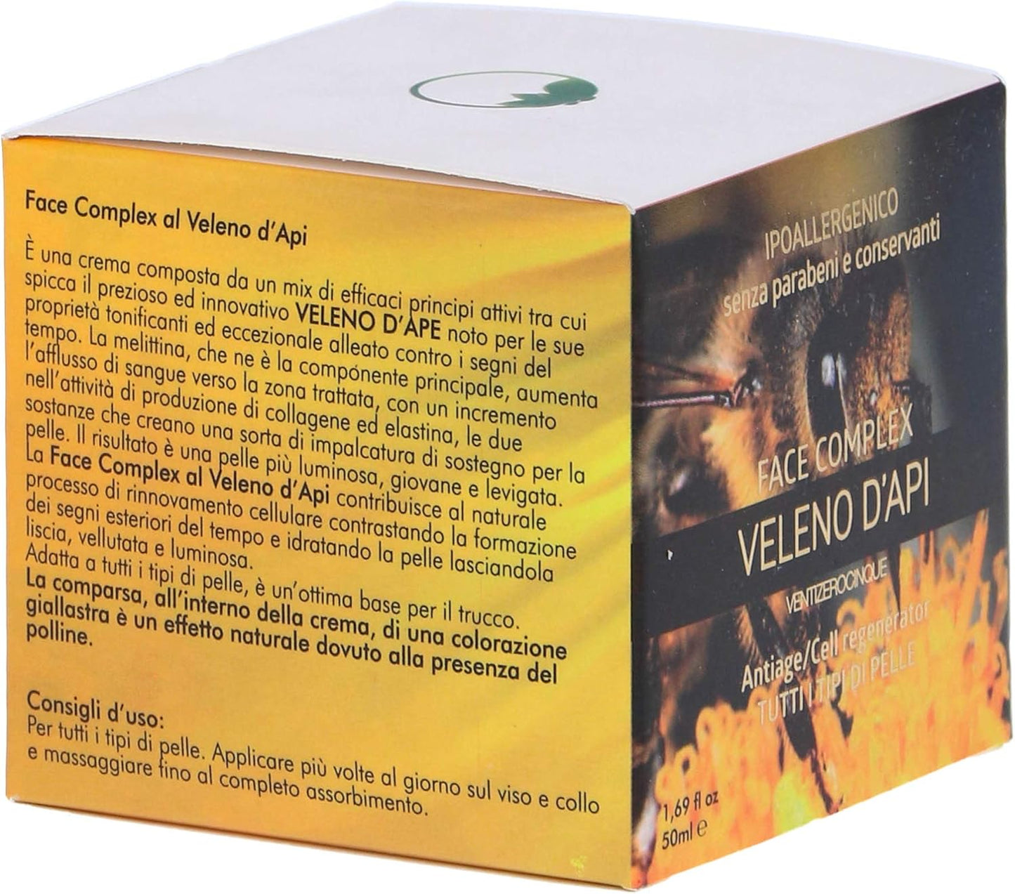 Crema Viso Rigenerante Antirughe Cell Regenerator Al Veleno D'Api Anallergico