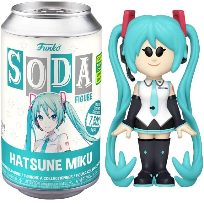 Funko Soda - Hatsune Miku Vinyl Figure Anime Giapponese Statuetta Da Collezione