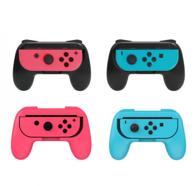 2 PZ CONTROLLER GRIP NINTENDO SWITCH JOY-CON NEON CUSTODIA JOYSTICK PAD SUPPORTO