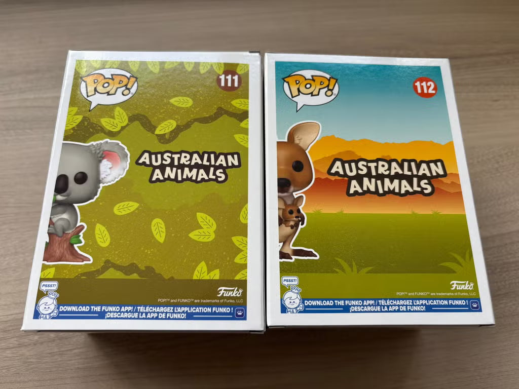Funko Pop ! Australian Animals - (111) Koala Figure Flocked Vinyl 9cm