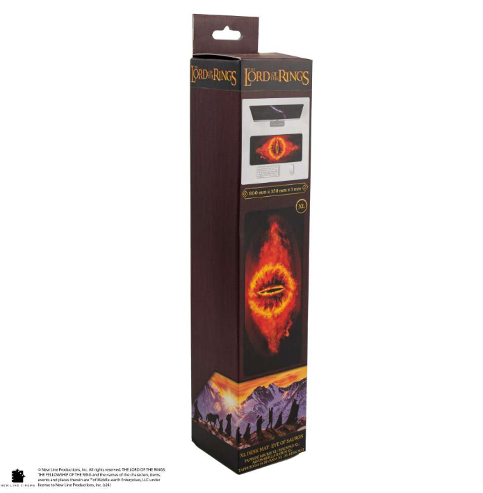 The Lord Of The Rings “Occhio Di Sauron” Tappetino Tastiera Mouse Pad Gaming Xxl