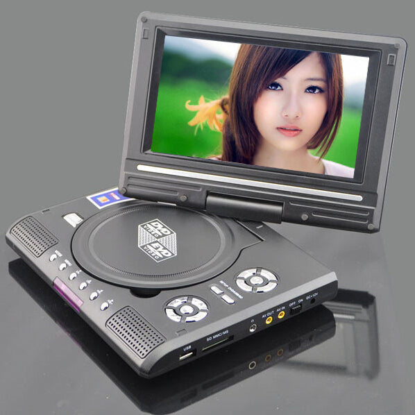 Lettore Dvd Portatile 7.8 Pollici Lcd Dvx Video Cd Mp4 Tv Foto Joystick Giochi
