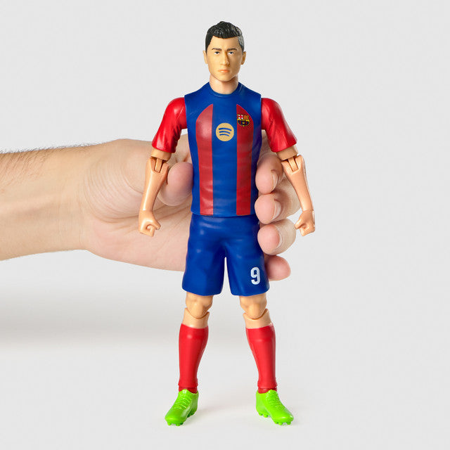 Banbo Toys - Sockers - Barcellona (Lewandowski) Action Figure Football/Calcio Statuetta da Collezione 20cm