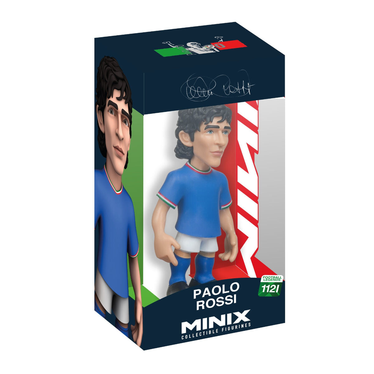Minix: Paolo Rossi Italia (Football Legends 112I) Vinyl Figure 12Cm