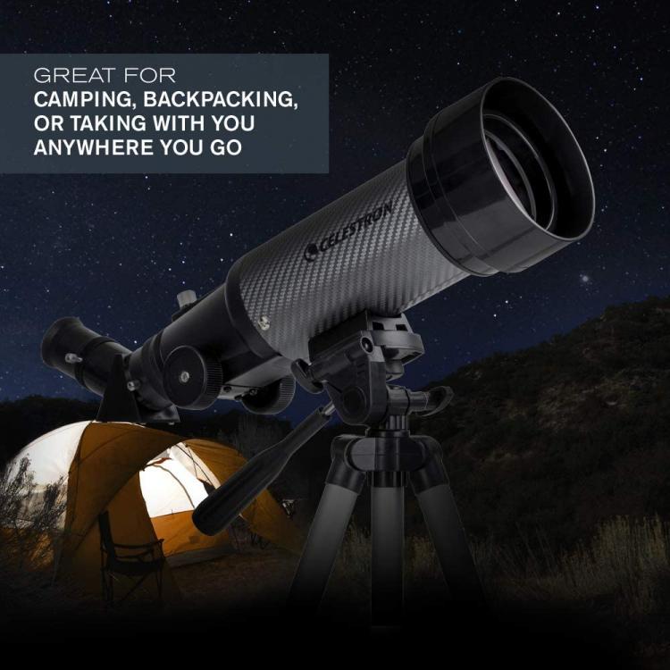 CELESTRON TELESCOPIO PORTATILE DA VIAGGIO 70 DX CON ADATTATORE PER SMARTPHONE