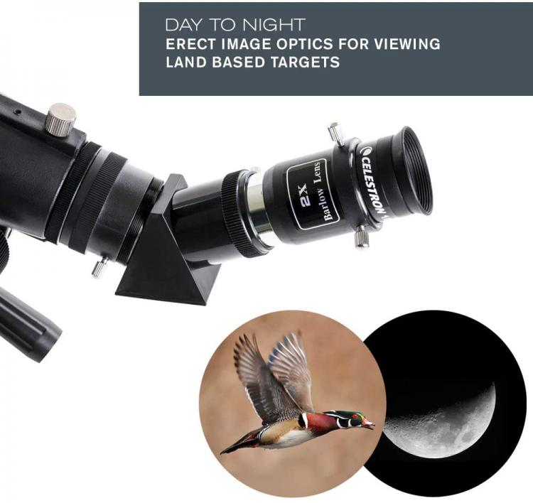CELESTRON TELESCOPIO PORTATILE DA VIAGGIO 70 DX CON ADATTATORE PER SMARTPHONE
