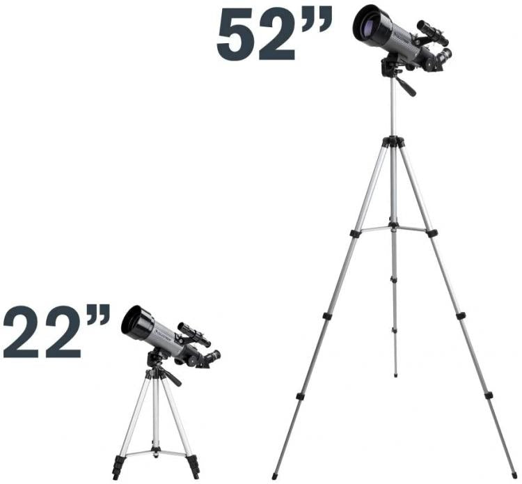CELESTRON TELESCOPIO PORTATILE DA VIAGGIO 70 DX CON ADATTATORE PER SMARTPHONE