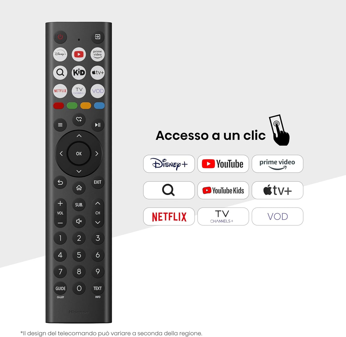 Hisense Smart TV 32" 2025 32E43QT HDR VIDAA U8 Airplay2 Game Mode Alexa