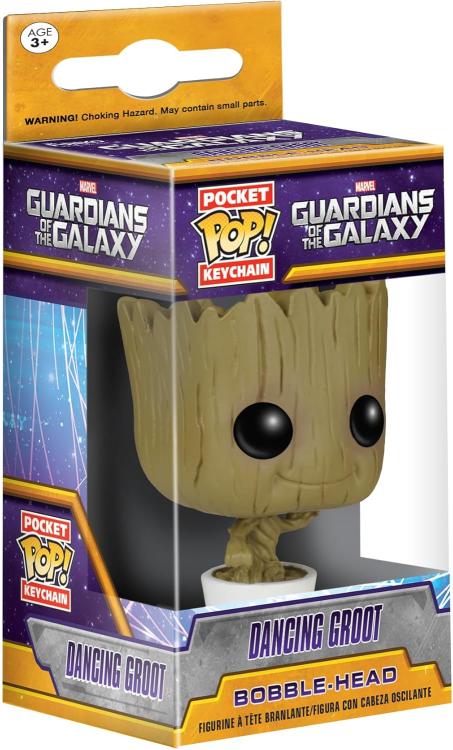 Funko Pop ! Keychain Marvel Guardians Of The Galaxy - (Baby Groot) Portachiavi