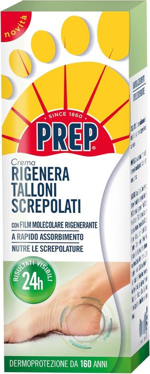Prep Crema Piedi Idratante Rigenera Talloni Screpolati Con Burro Di Karitè 75Ml