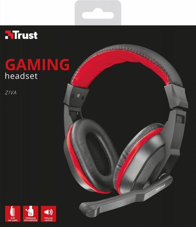 Trust Ziva Cuffie Gaming Per Ps4 Xbox One Pc Switch Micfofono Cuffia Gioco Nuova