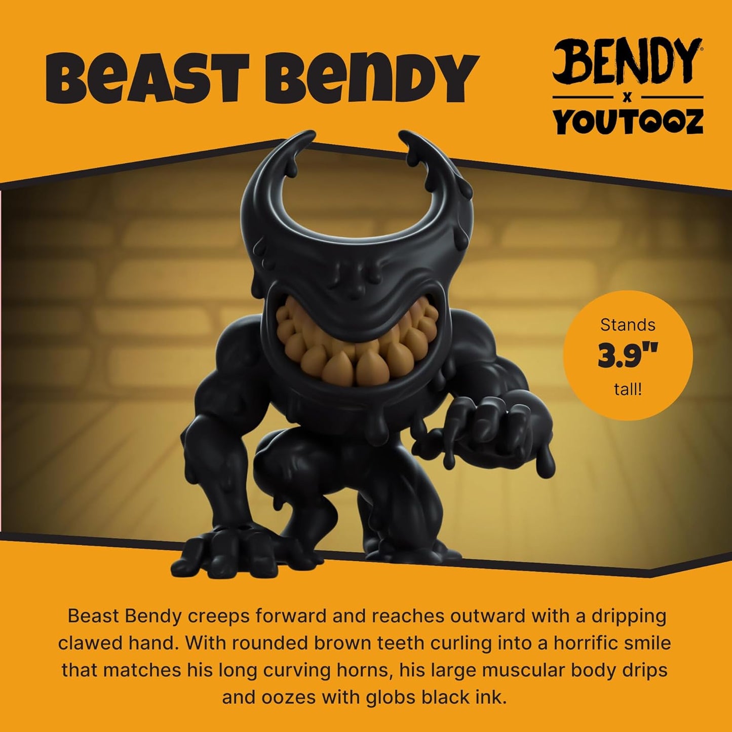 You Tooz Bendy And The Dark Revival - Beast Bendy Vinyl Figure 13 cm