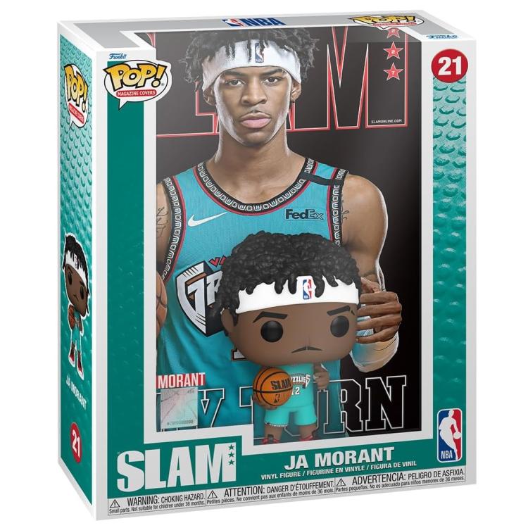 Funko Pop ! Basketball Magazine Cover Slam Nba (21) Ja Morant Memphis Grizzlies